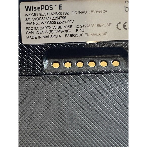 BBPOS Wise POS E Smart POS Terminal WSC51 w/ Charging Dock & USB Cable Wireless - Picture 13 of 16